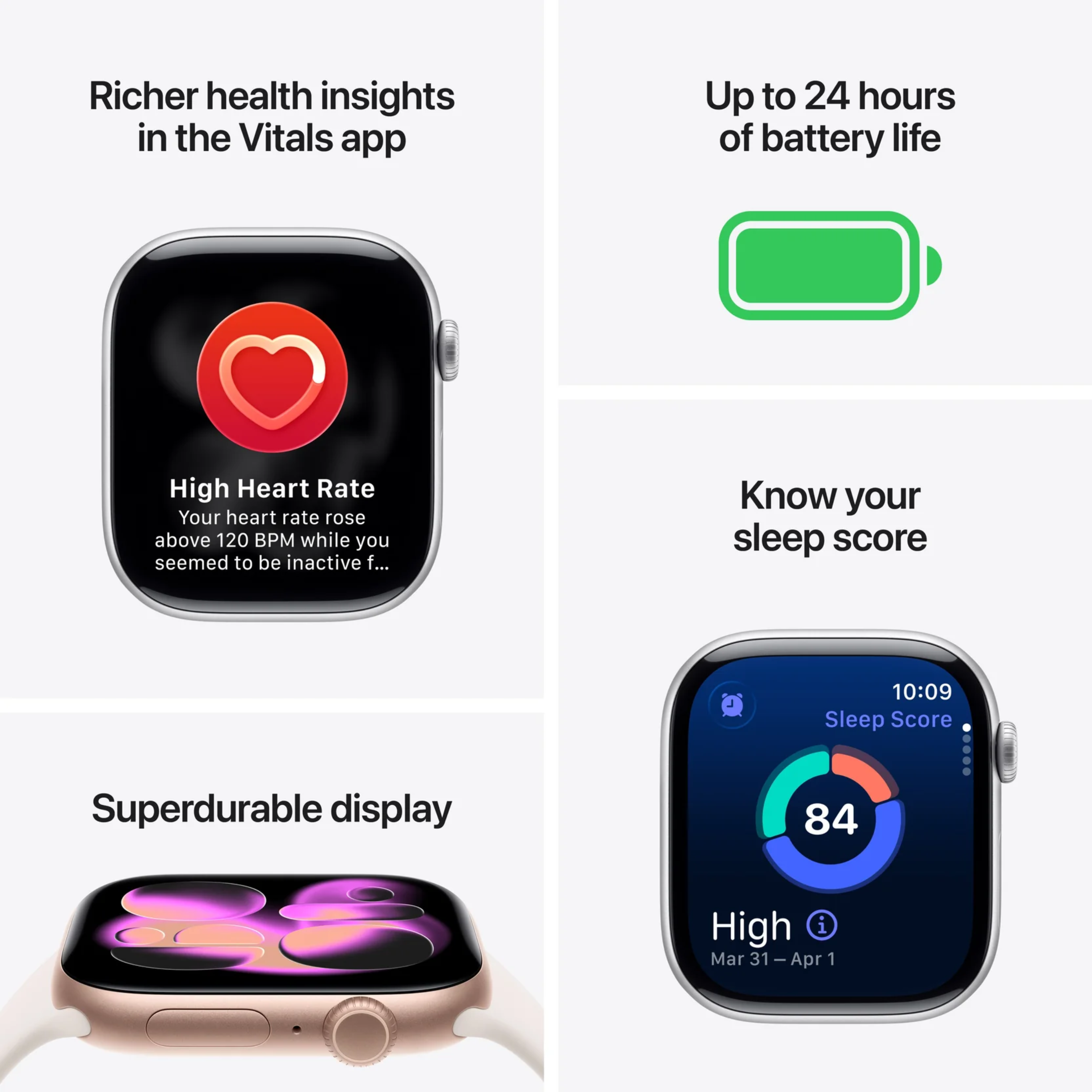 Apple Watch Series 11 46mm – Jet Black Aluminium (M/L, MEUX4MP/A, Model A3333)