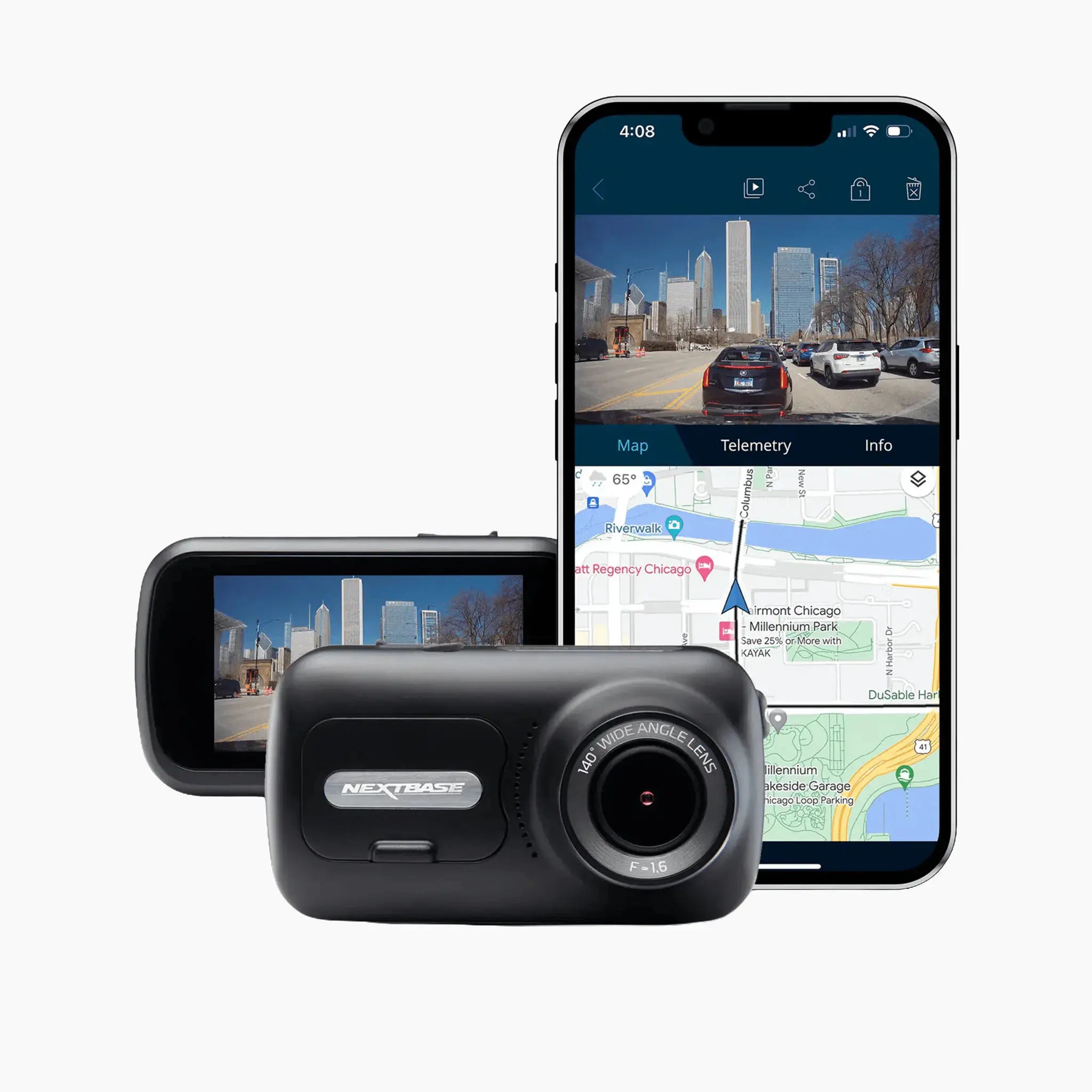 Nextbase 322GW Dash Cam Starter Bundle — Full HD / GPS / Wi-Fi