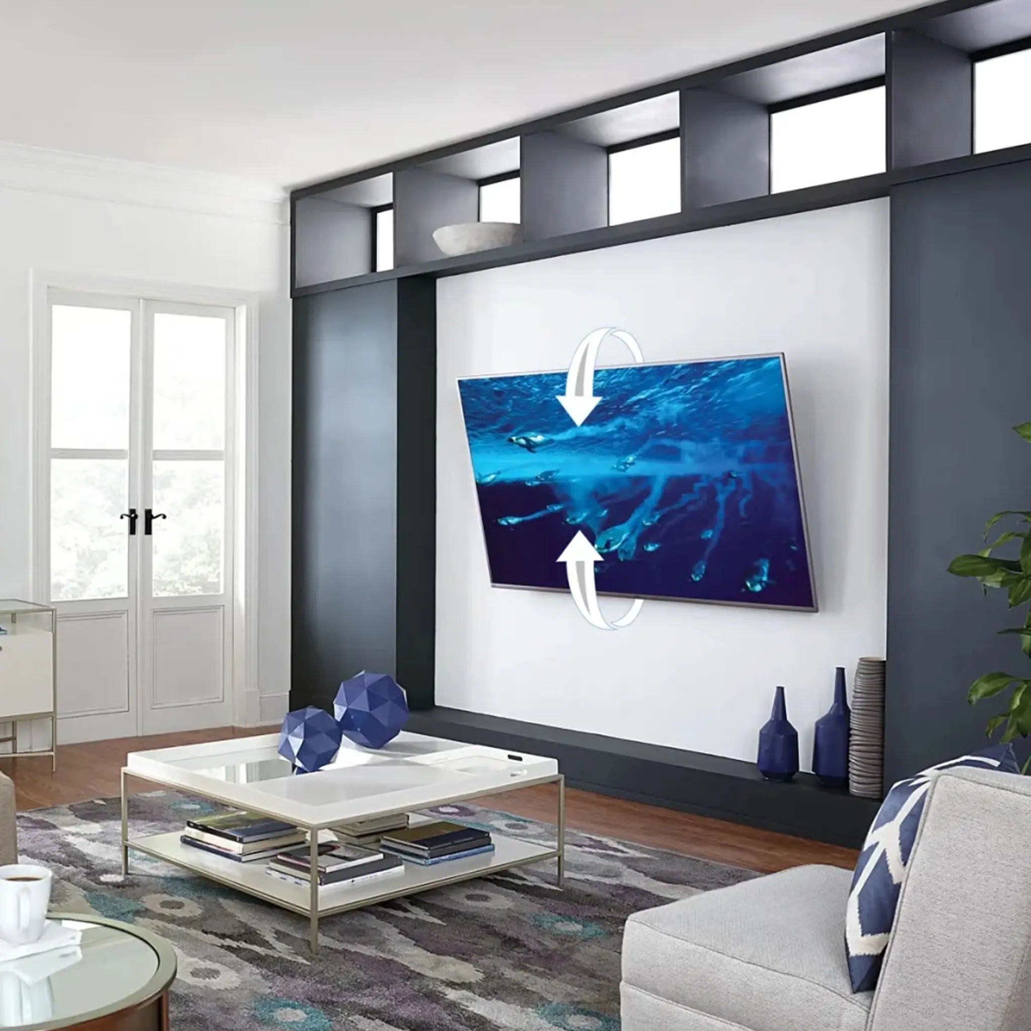 Sanus VXT7 Tilting TV Wall Mount — 65"–140" TVs