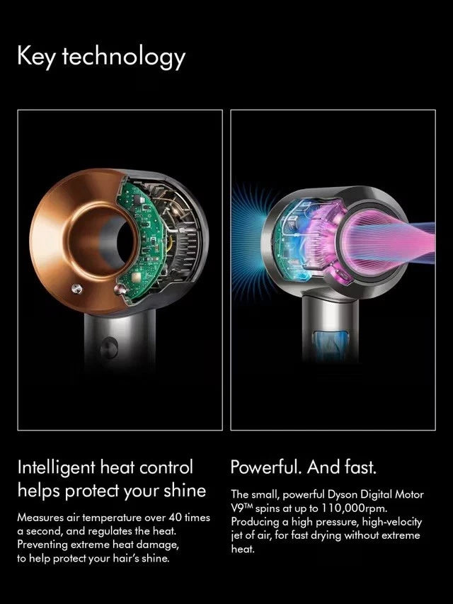 Dyson Supersonic Origin Hair Dryer Nickel/Copper