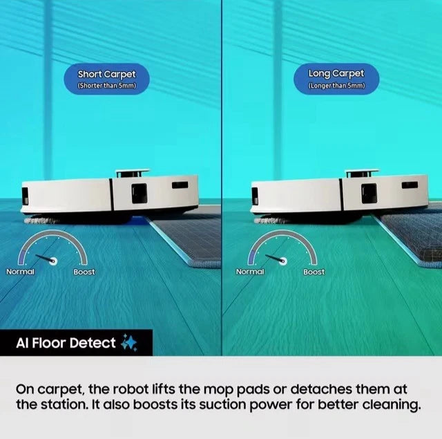 Samsung Bespoke Jet Bot Combo 3-in-1 Robot Vacuum Cleaner