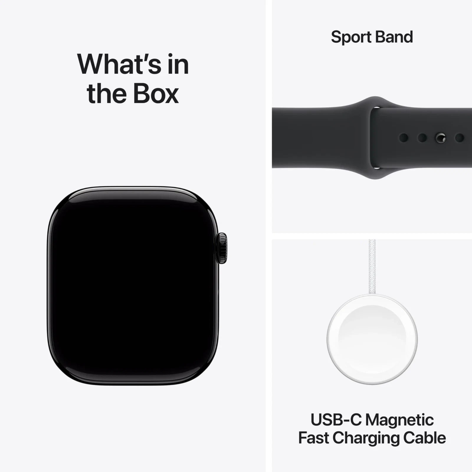 Apple Watch Series 11 46mm Jet Black Aluminum M/L MEUX4MP/A A3333
