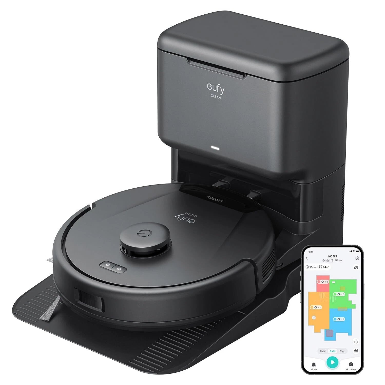 eufy L60 Hybrid Robot Vacuum with Self-Empty Station