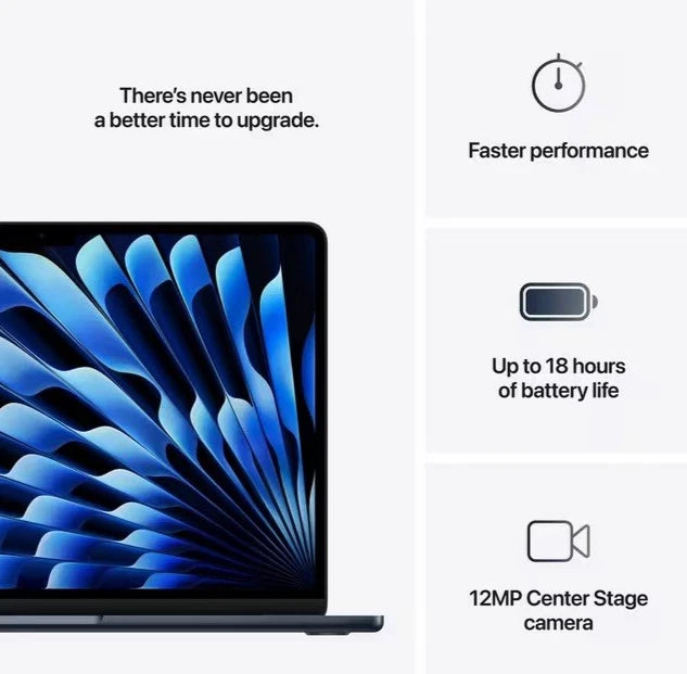 Apple MacBook Air 13" (2025) M4 16GB RAM 512GB SSD Midnight