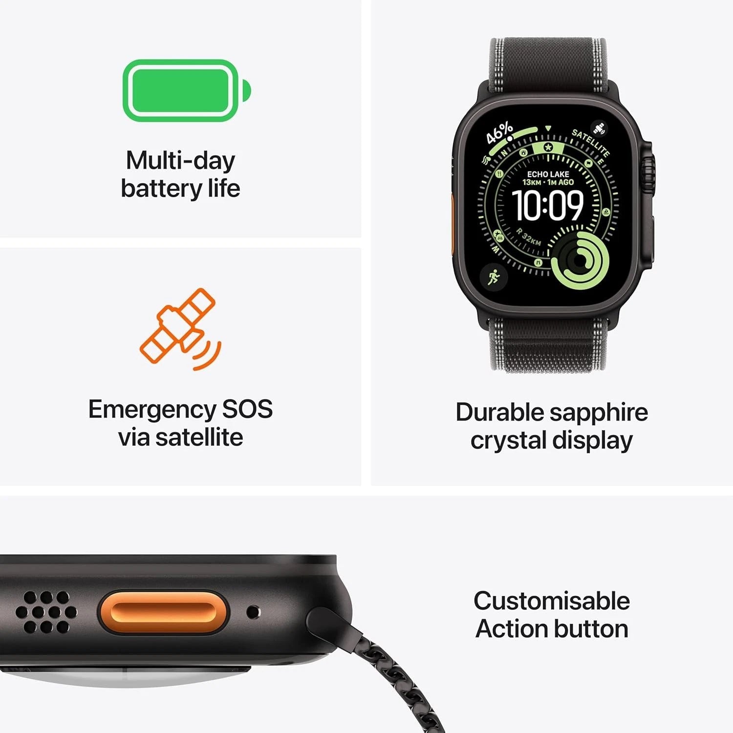 Apple Watch Ultra 3 49mm Black S/M MF1D4DH/A