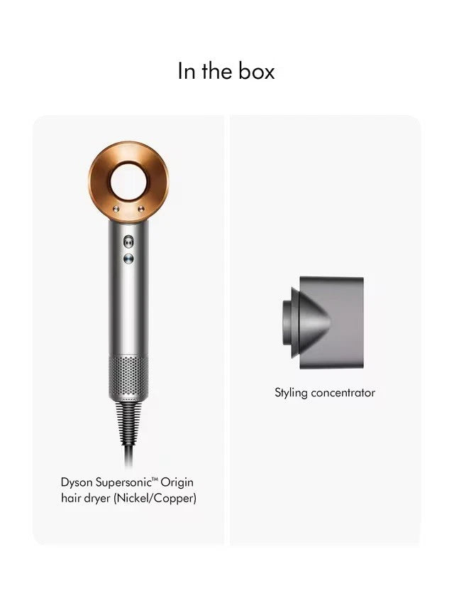 Dyson Supersonic Origin Hair Dryer Nickel/Copper