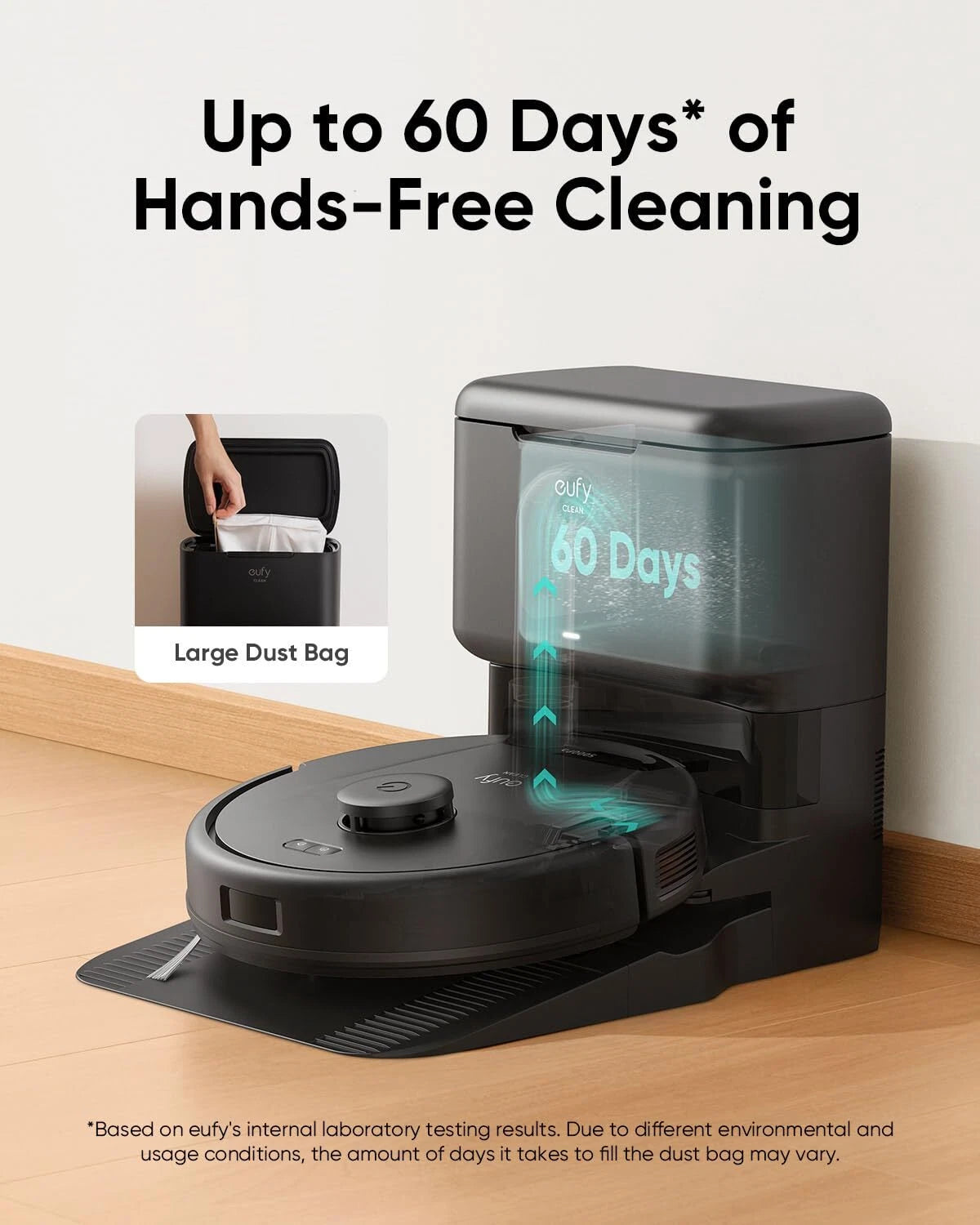 eufy L60 Hybrid Robot Vacuum with Self-Empty Station