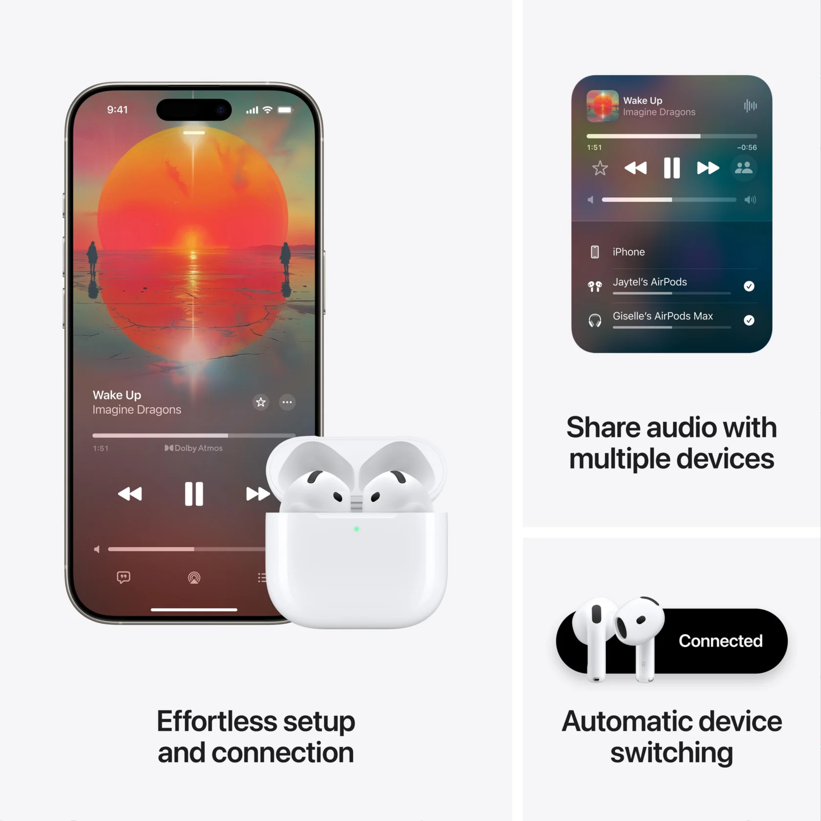 Apple AirPods 4 (Model A3050)