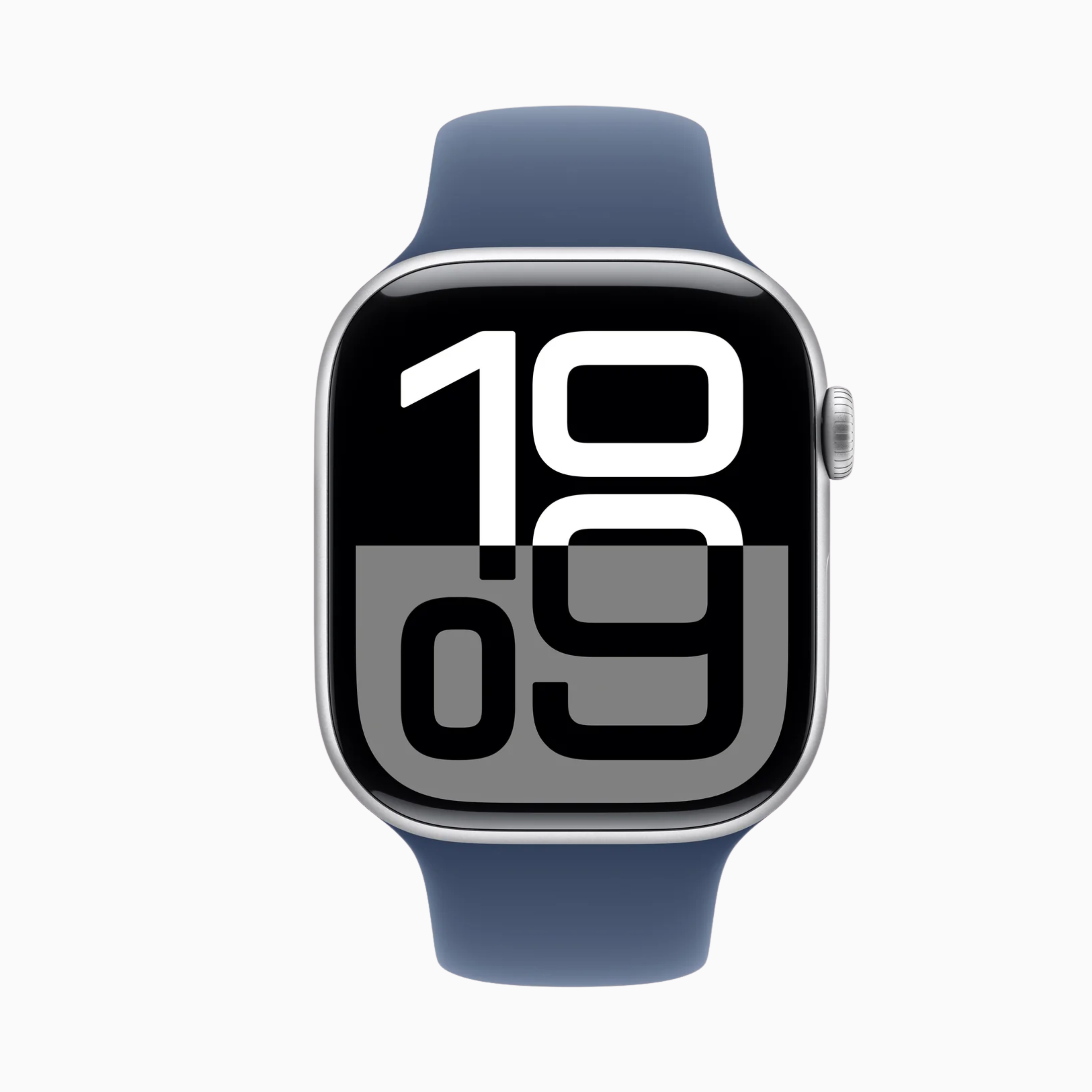 Apple Watch Series 10 46mm – Silver Aluminium (Denim Sport Band M/L)