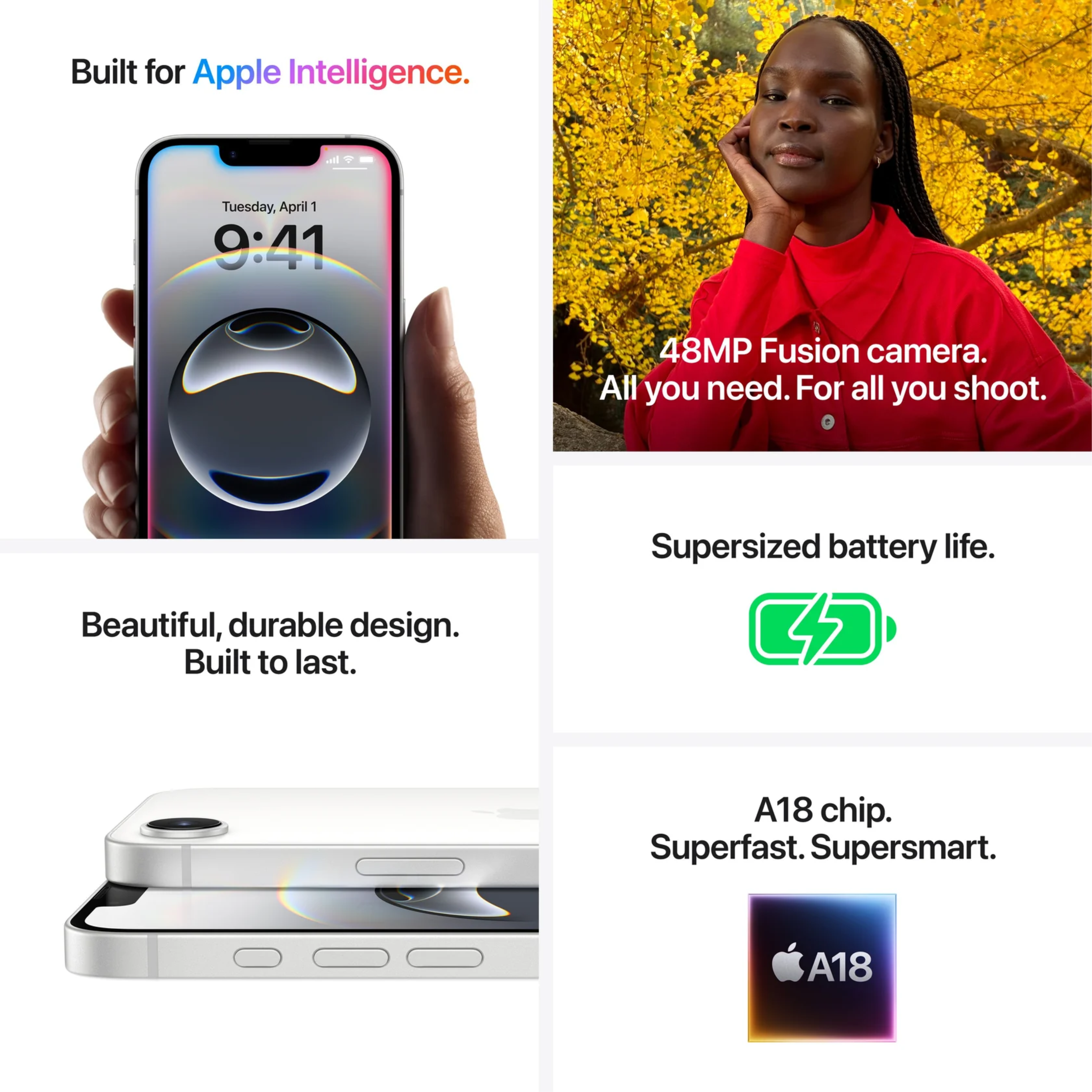 Apple iPhone 16e 128GB – Black